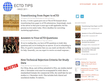 Tablet Screenshot of ectdtips.com